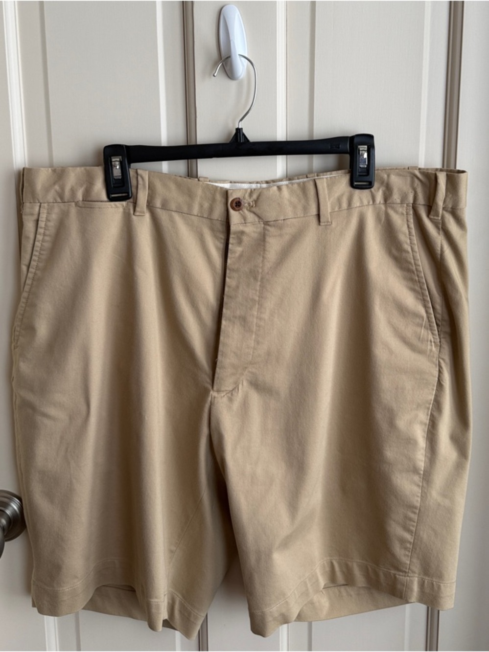 Polo by Ralph Lauren Beige Flat-Front Men's Golf Classic Fit Shorts